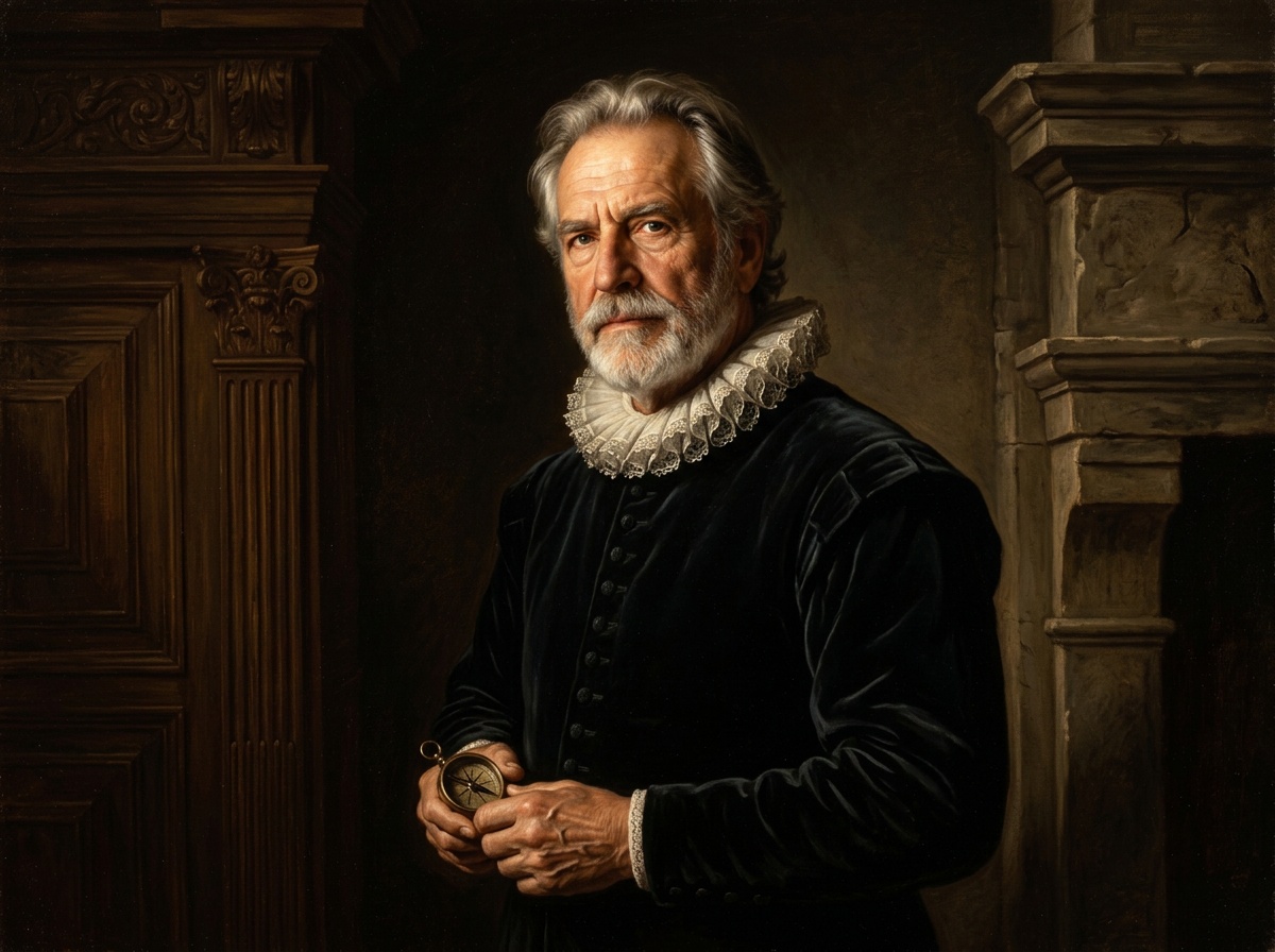 Dramatic Chiaroscuro Portrait synthetic painted demonstration