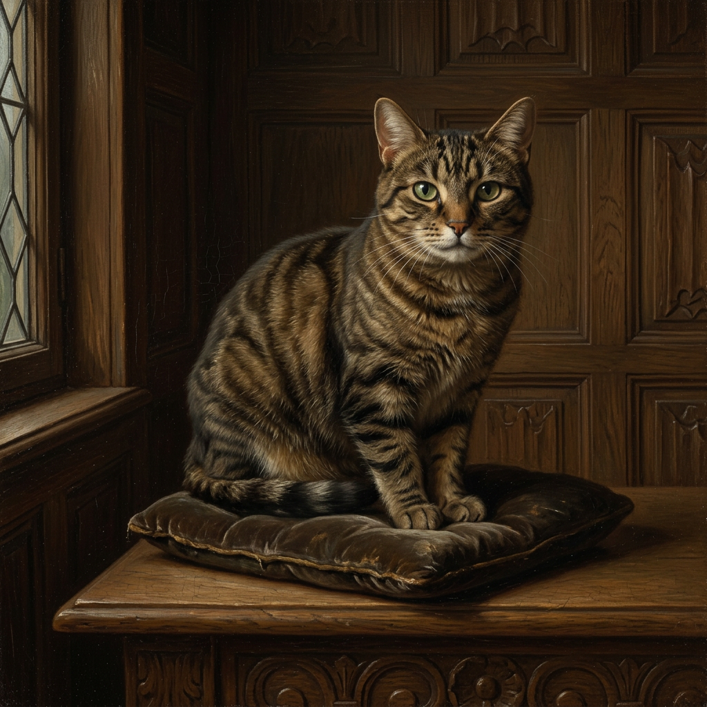 Imperial Cat synthetic painted demonstration
