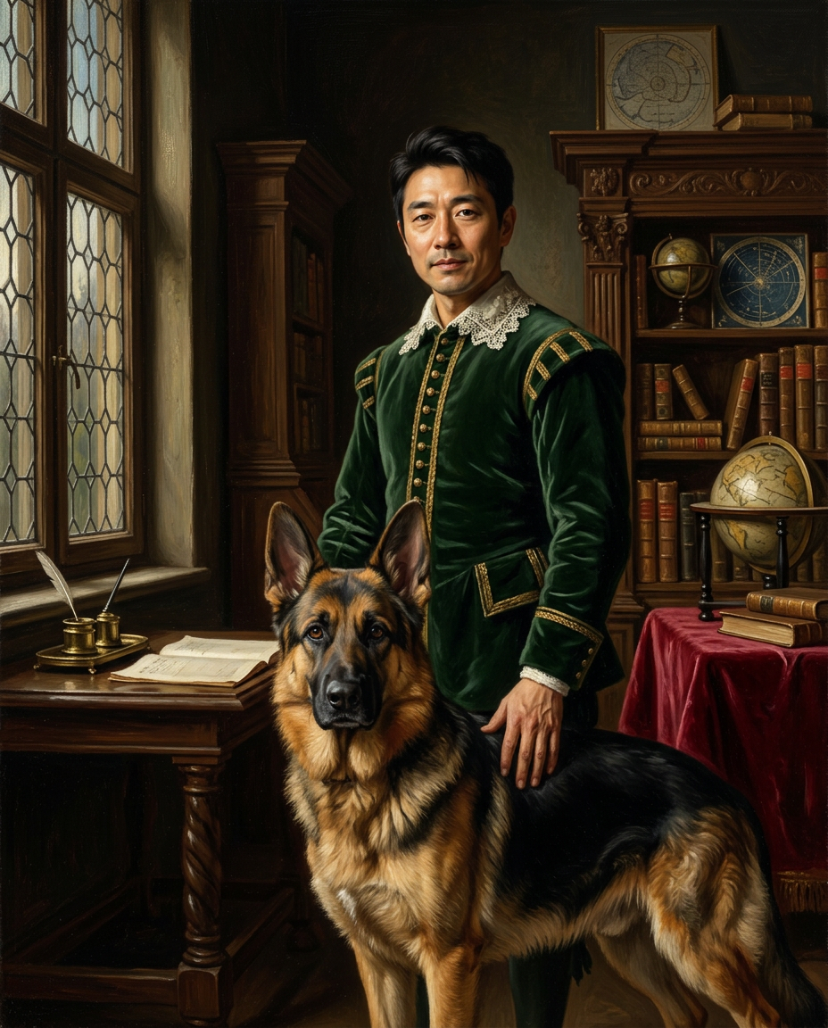 Gentleman & Shepherd synthetic painted demonstration