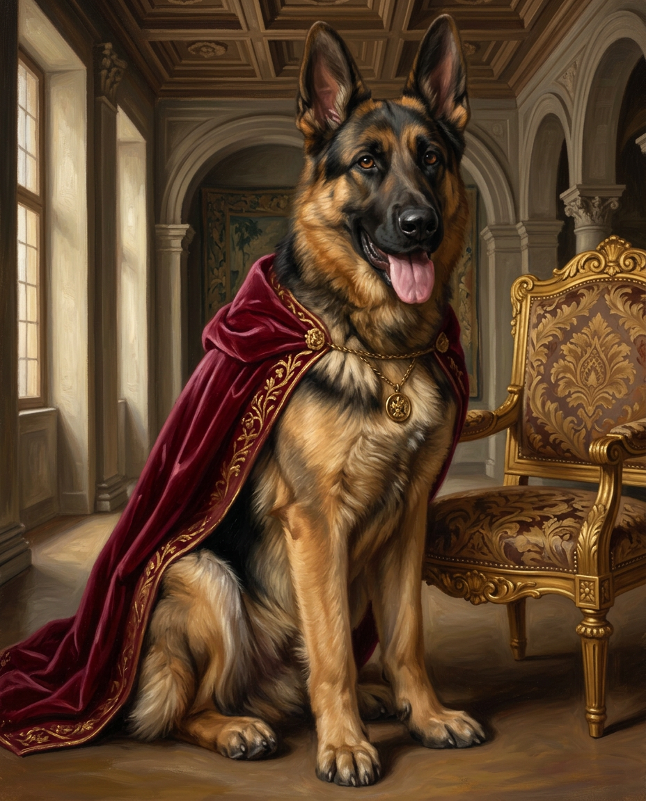 Royal Companion synthetic painted demonstration