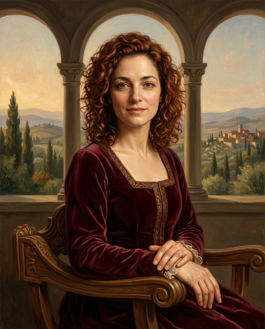Tuscan Sitter synthetic painted demonstration